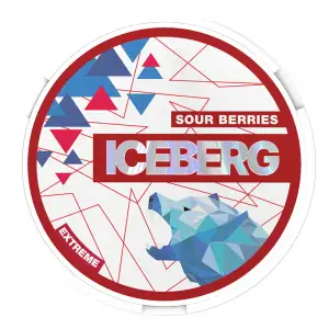 Sour Berries Extreme Nicotine Pouches by Ice Berg 50mg/g